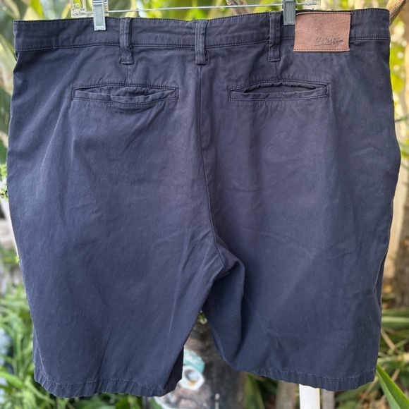34 Heritage Nevada Straight Chino Shorts in Navy Soft Touch Size:40 - Picture 6 of 13